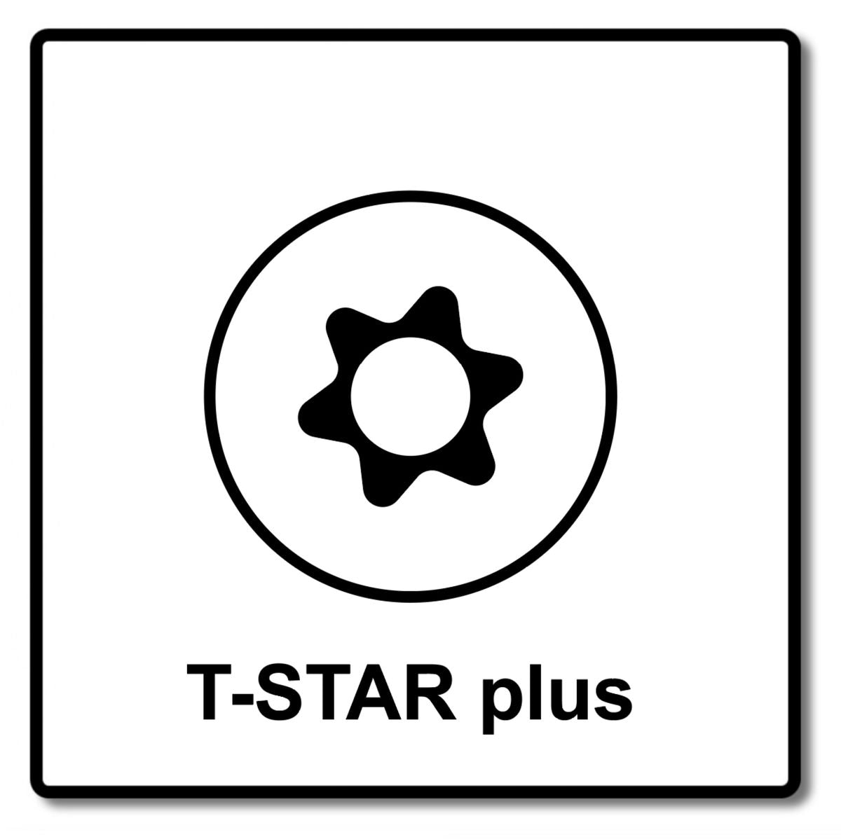 SPAX HI.FORCE Tellerkopfschraube 6,0 x 120 mm 200 Stk. ( 2x 0251010601205 ) Teilgewinde Torx T-STAR plus T30 4CUT WIROX - Toolbrothers