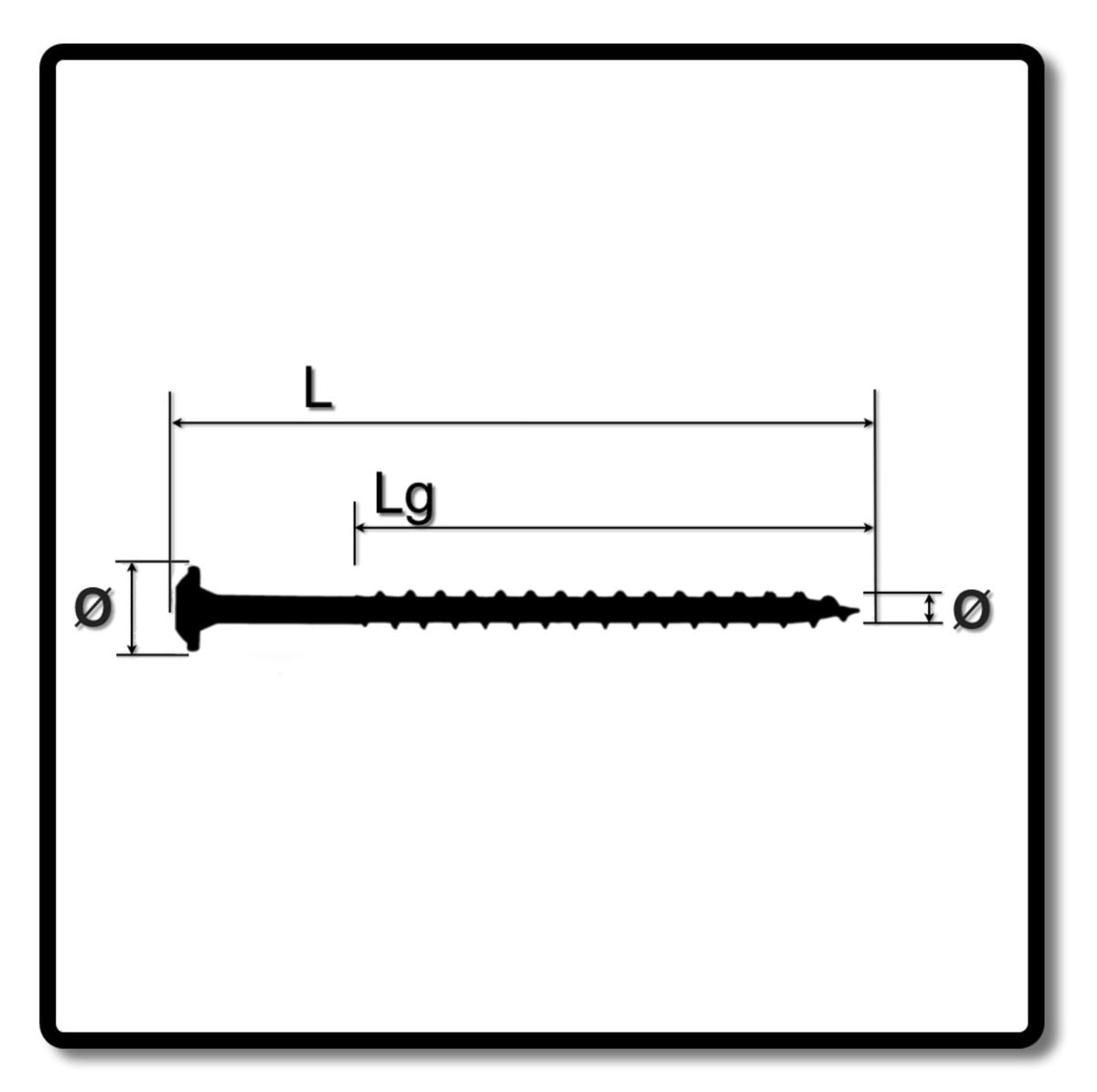 SPAX HI.FORCE Tellerkopfschraube 6,0 x 80 mm 200 Stk. ( 2x 0251010600805 ) Vollgewinde Torx T-STAR plus T30 4CUT WIROX - Toolbrothers