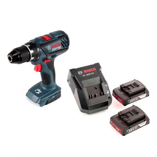 Bosch GSR 18V-28 Akku Bohrschrauber 18 V 63 Nm + 2x 2,0 Ah Akku und Ladegerät - Toolbrothers