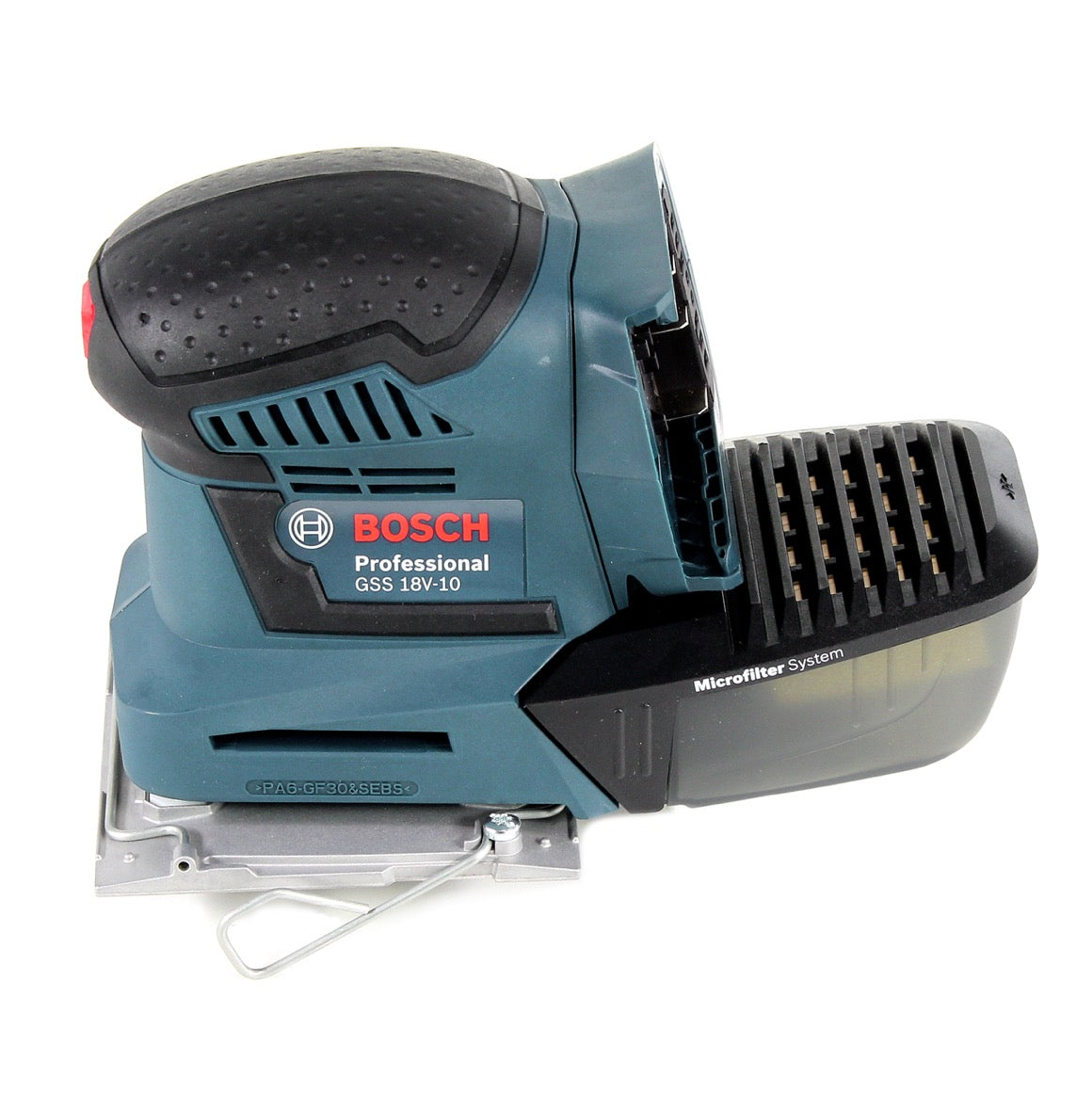 Bosch GSS 18 V-10 Akku Schwingschleifer 18 V Li-Ion Professional + Zubehör + 1 x 3,0 Ah Akku - ohne Ladegerät, ohne Koffer - Toolbrothers