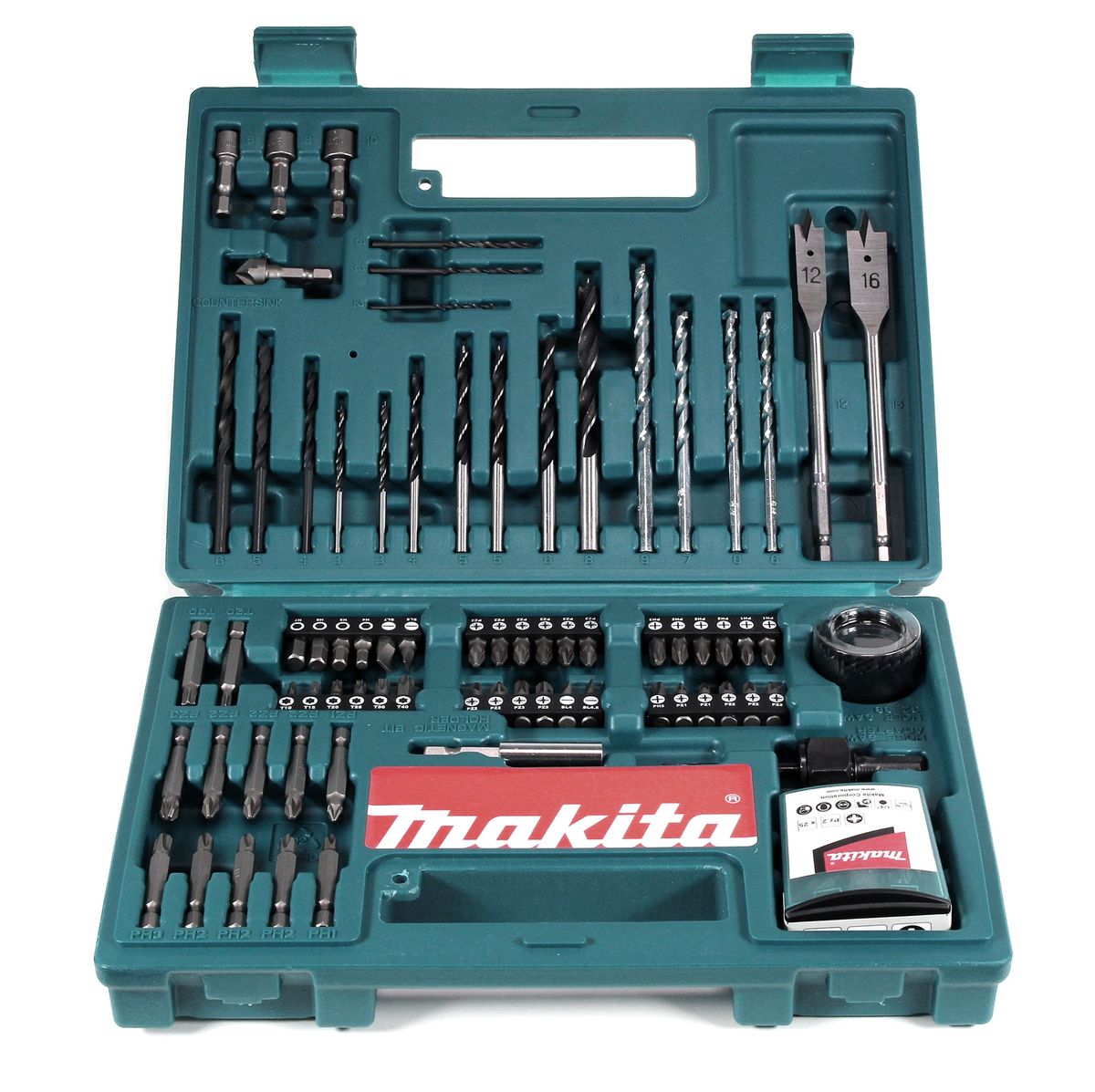 DeWalt DCD 785 D2 Akku Schlagbohrschrauber 18V 60Nm + 2x Akkus 2,0Ah + Ladegerät + Makita Bit & Bohrer-Set im TSTAK Koffer - Toolbrothers