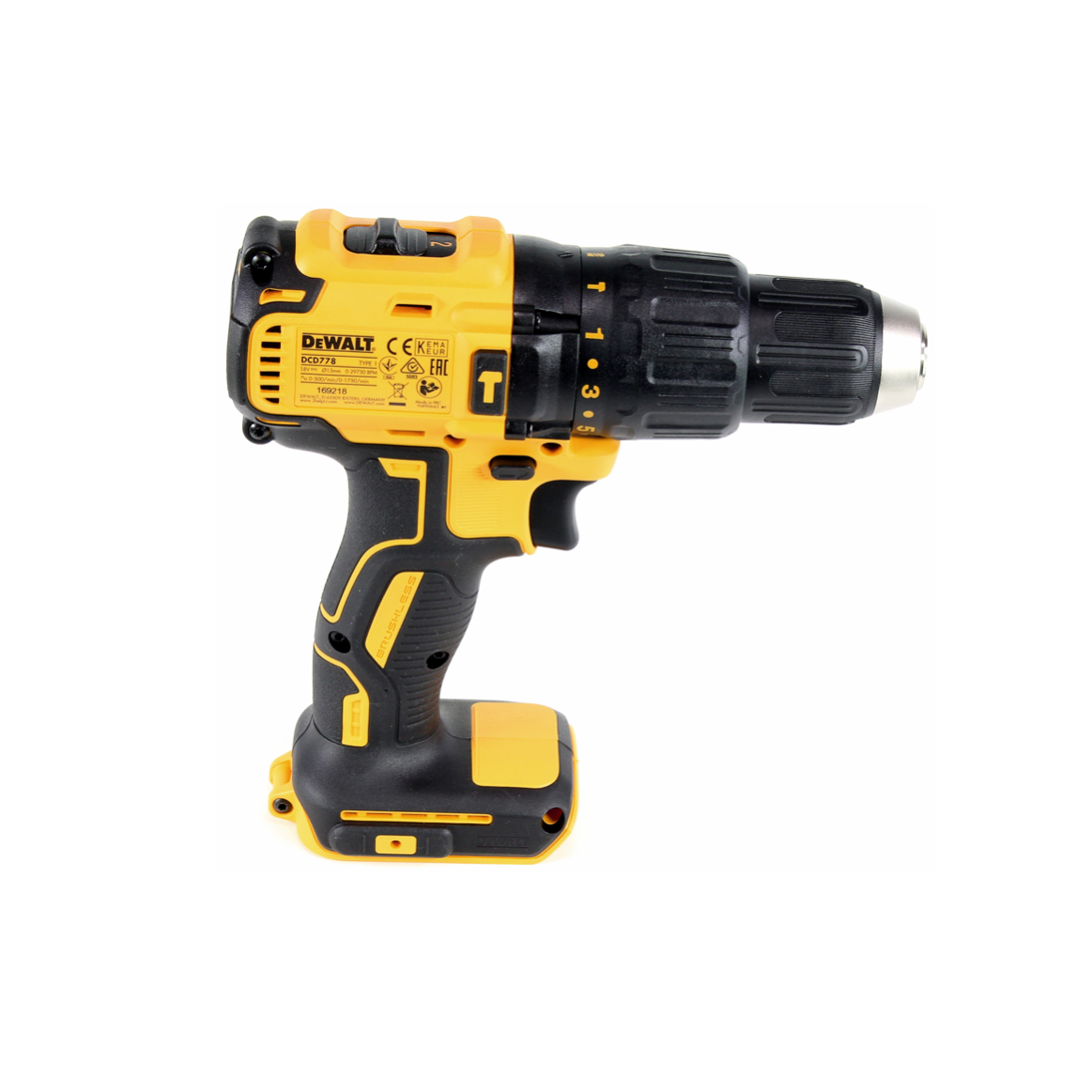 DeWalt DCD 777 P2 Akku Bohrschrauber 18V 65Nm + 2x Akkus 5,0Ah + Ladegerät + Wiha Flaschenöffner im TSTAK II Werkzeugkoffer - Toolbrothers