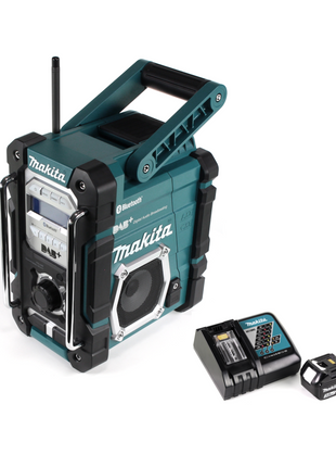 Makita DMR 112 RF1 Akku Baustellen Radio 7,2 - 18V Bluetooth DAB+ + 1x 3,0Ah Akku + Ladegerät - Toolbrothers