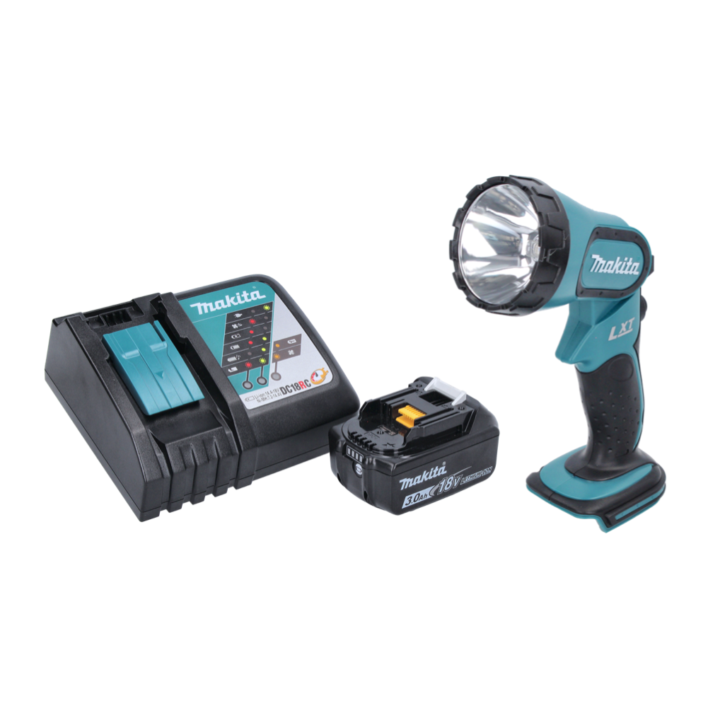 Makita DML 185 RF1 Akku Lampe / Handleuchte 18 V + 1x Akku 3,0 Ah + Ladegerät - Toolbrothers