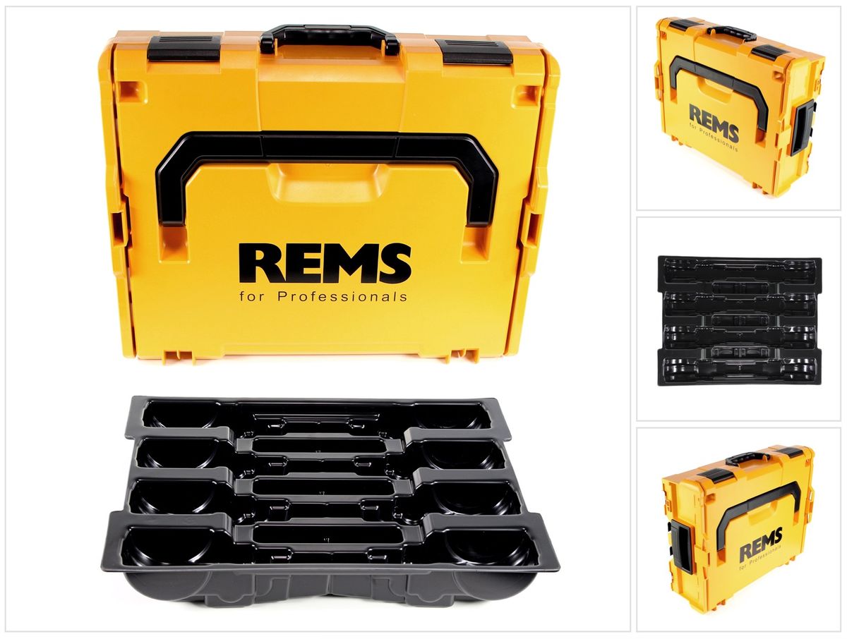 REMS L-BOXX 136 System Werkzeugkoffer + Einlage für Standard Pressbacken ( 571136 R ) - Toolbrothers