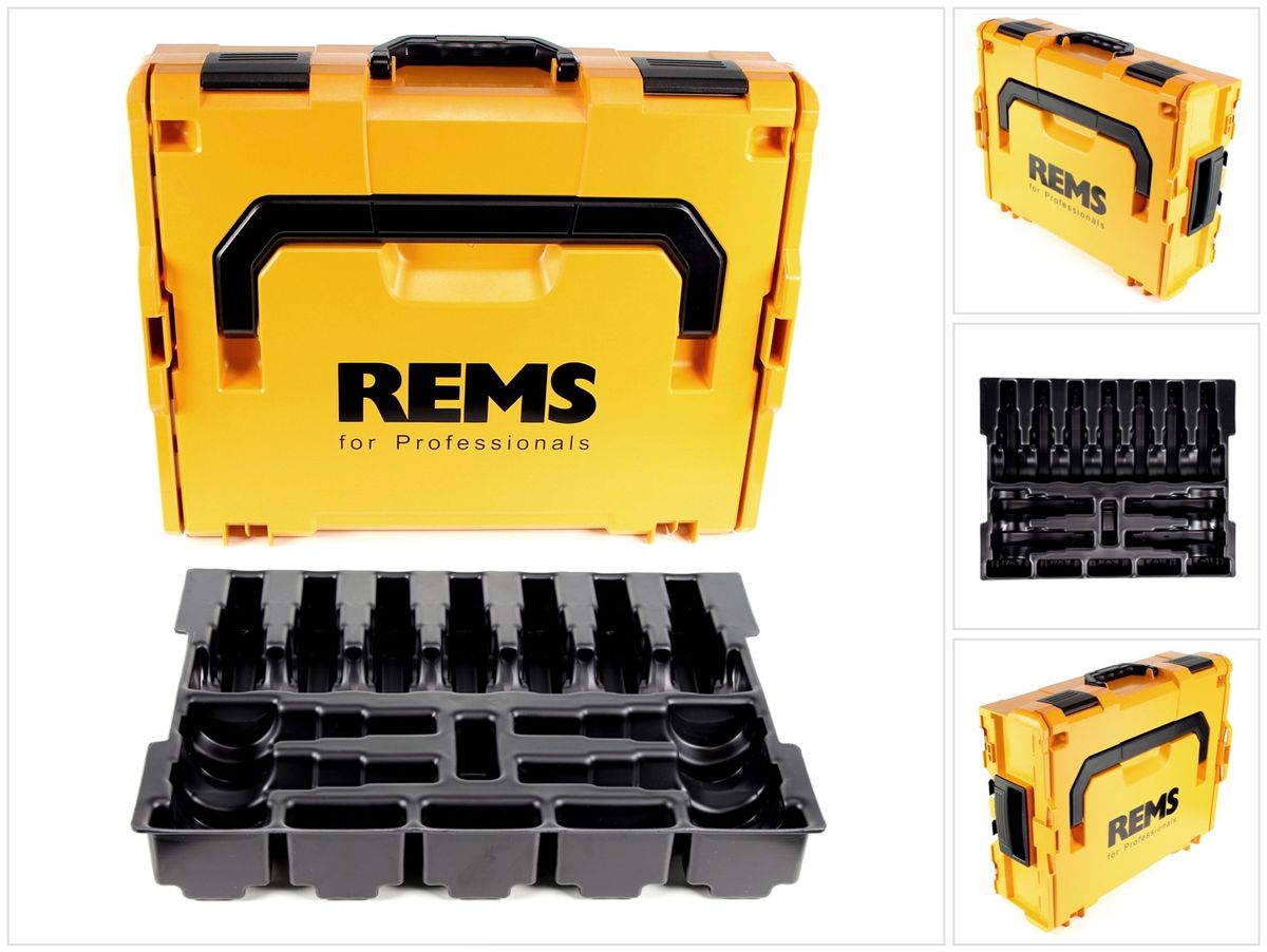 REMS L-BOXX 136 System Werkzeugkoffer + Einlage für Mini Presszangen ( 578659R ) - Toolbrothers