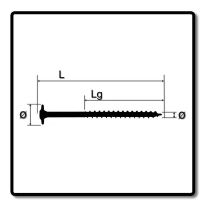 SPAX HI.FORCE Tellerkopfschraube 8,0 x 140 mm 100 Stk. ( 2x 0251010801405 ) Teilgewinde Torx T-STAR plus T40 4CUT WIROX - Toolbrothers