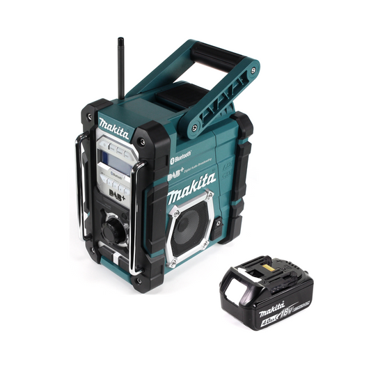 Makita DMR 112 M1 Akku Baustellen Radio 7,2 - 18V Bluetooth DAB+ + 1x 4,0Ah Akku - ohne Ladegerät - Toolbrothers