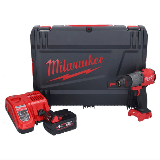 Milwaukee M18 FPD2-401X Akku Schlagbohrschrauber 18 V 135 Nm Brushless + 1x Akku 4,0 Ah + Ladegerät + HD-Box - Toolbrothers