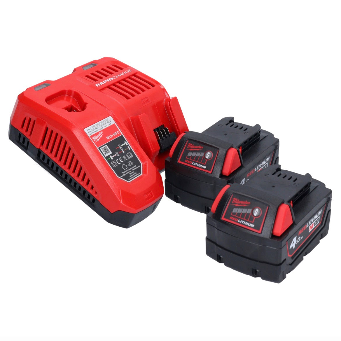 Milwaukee M18 FPD2-402X Akku Schlagbohrschrauber 18 V 135 Nm Brushless + 2x Akku 4,0 Ah + Ladegerät + HD-Box - Toolbrothers