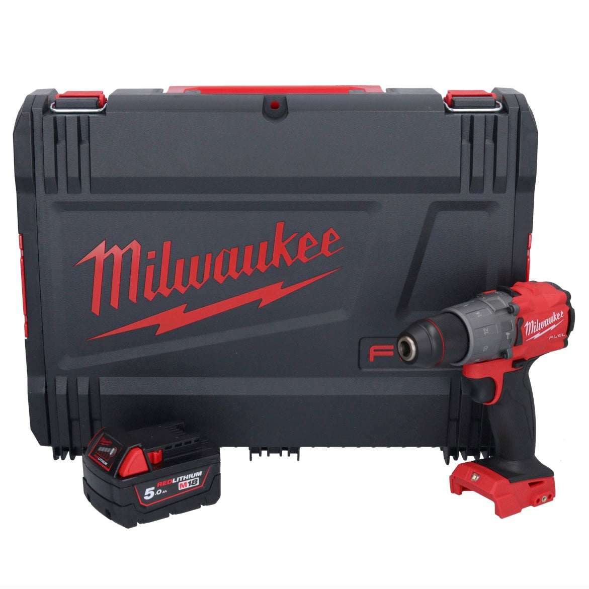 Milwaukee M18 FPD2-501X Akku Schlagbohrschrauber 18 V 135 Nm Brushless + 1x Akku 5,0 Ah + HD-Box - ohne Ladegerät - Toolbrothers