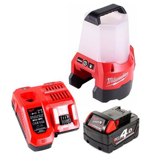 Milwaukee M18 TAL-401C Akku Baustrahler 18 V Li-Ion Lampe Leuchte + 1x 4,0 Ah Akku + Ladegerät - Toolbrothers