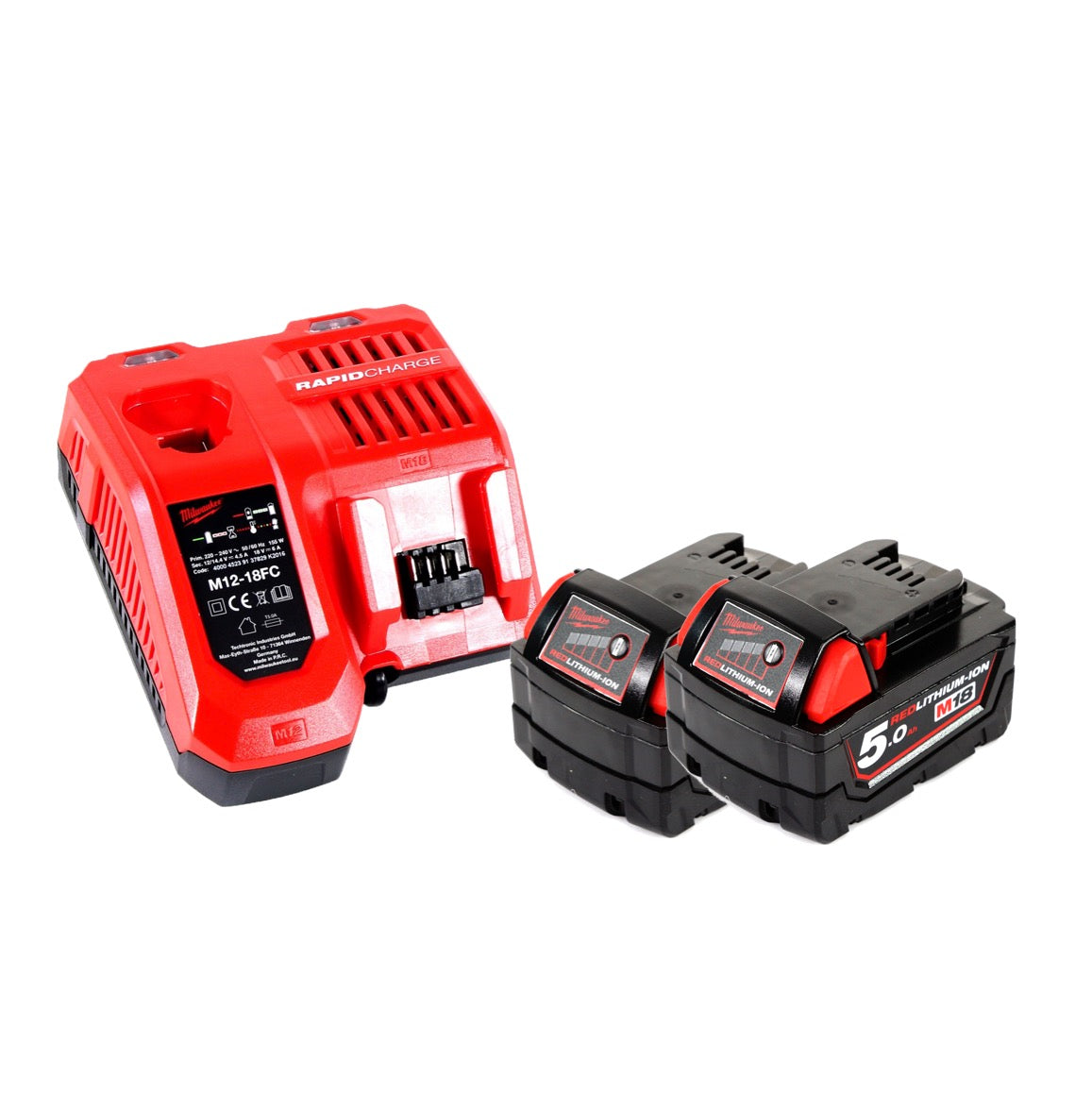 Milwaukee M18 TAL-502C Akku Baustrahler 18 V Lampe + 2x Akku 5,0 Ah + Ladegerät - Toolbrothers