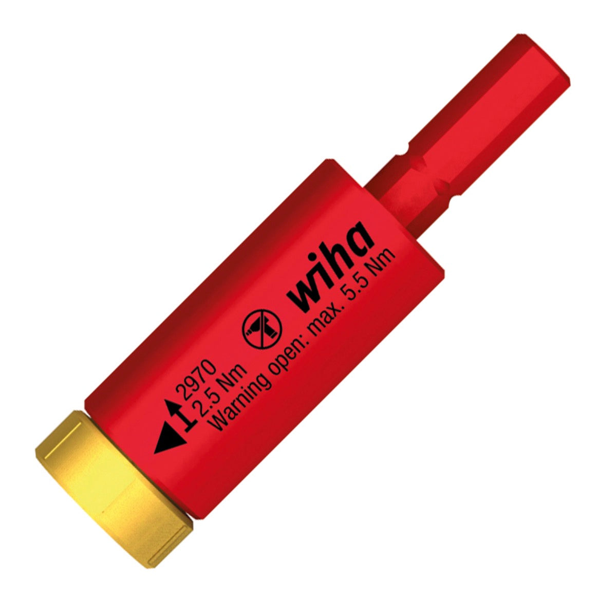 Wiha Drehmoment Easy Torque Adapter 2,5 Nm für slimBits ( 41343 ) - Toolbrothers