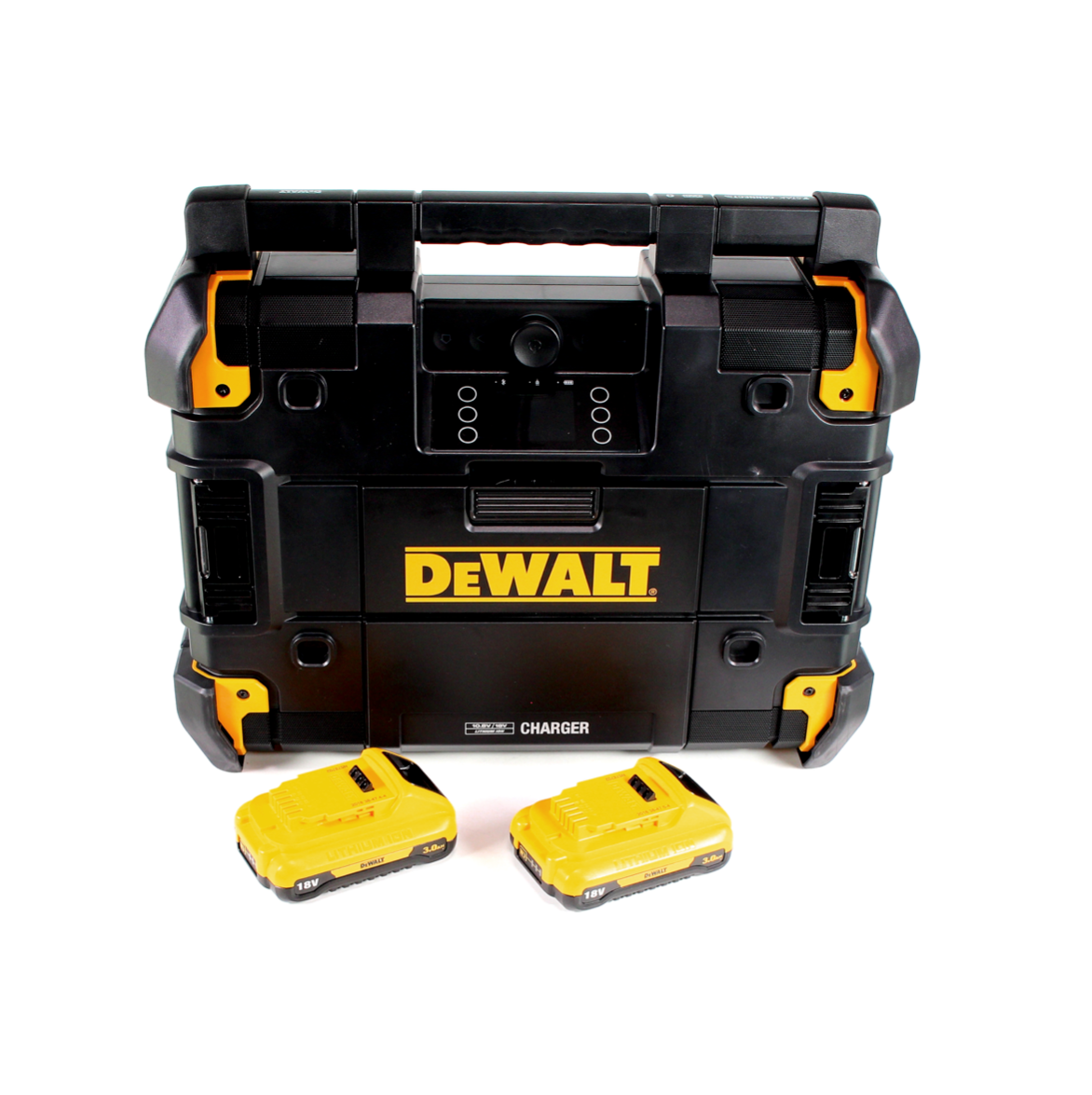 DeWalt DWST1-81078 Akku Netz Baustellenradio TSTAK DAB+ USB IP54 Bluetooth + 2x Akku 3,0Ah - Toolbrothers