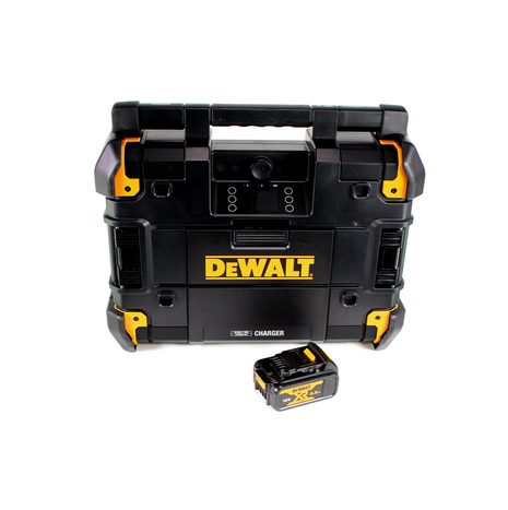 DeWalt DWST1-81078 Akku Netz Baustellenradio TSTAK DAB+ USB IP54 Bluetooth + 1x Akku 4,0Ah - Toolbrothers