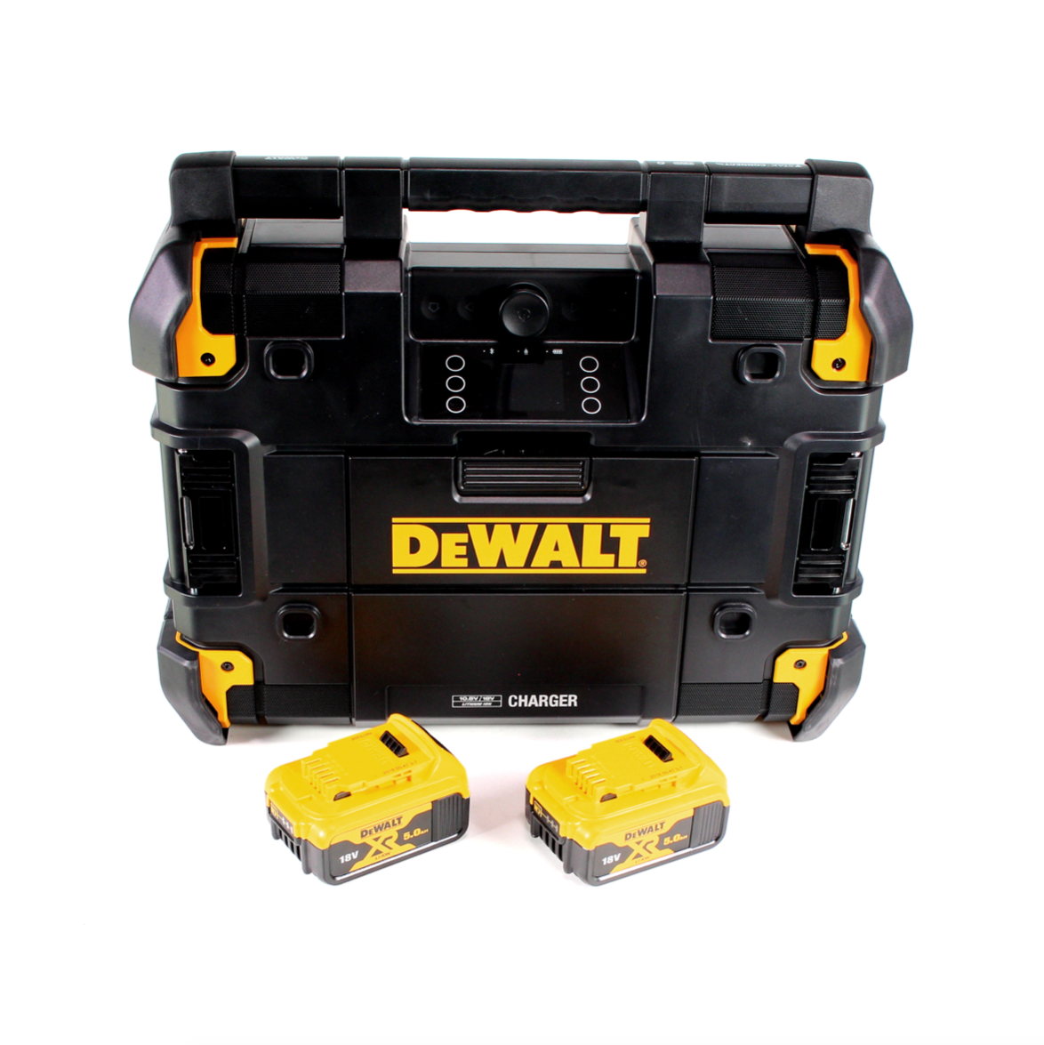 DeWalt DWST1-81078 Akku Netz Baustellenradio TSTAK DAB+ USB IP54 Bluetooth + 2x Akku 5,0Ah - Toolbrothers