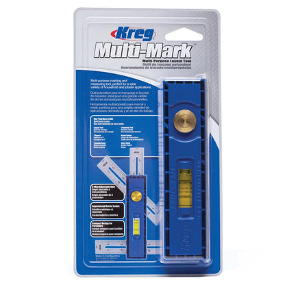 KREG Multi-Mark Messwerkzeug ( KMA2900 ) Winkelmesser Wasserwaage Multifunktionswerkzeug zum Anreißen und Messen - Toolbrothers