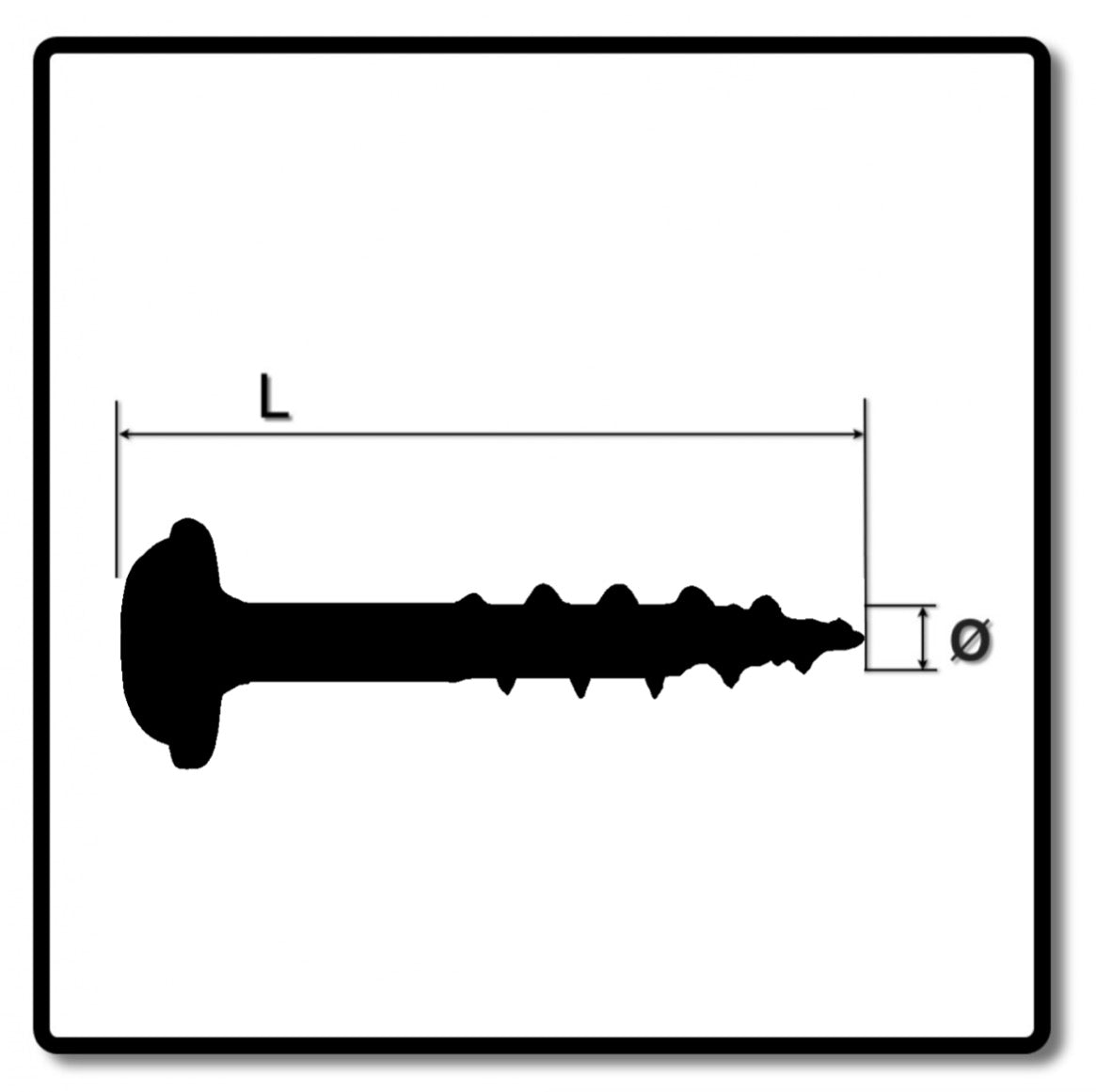 KREG Pocket-Hole Linsenkopfschraube 32 mm 100 Stk ( SML-C125-100 ) Vierkant Antrieb Teilgewinde Grobgewinde selbstschneidend verzinkt - Toolbrothers