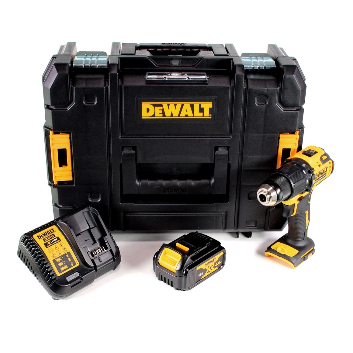 DeWalt DCD 709 M1T Akku Schlagbohrschrauber 18V 65Nm + 1x Akku 4,0Ah + Ladegerät  in TSTAK Box - Toolbrothers