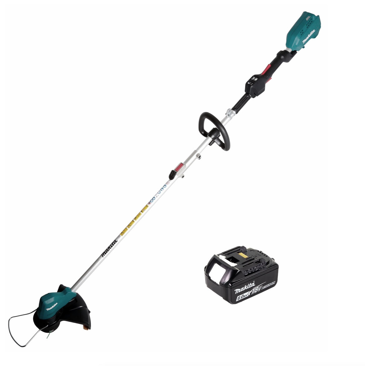 Makita DUR 188 LG1 Akku Rasentrimmer 18V 250/300mm Brushless + 1x Akku 6,0Ah - ohne Ladegerät - Toolbrothers