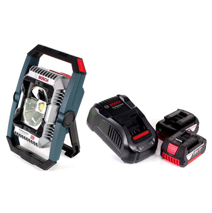 Bosch GLI 18V-2200 C Akku Lampe 18V 2200lm Bluetooth ( 0601446501 ) + 2x 4,0 Ah Akku + Ladegerät - Toolbrothers