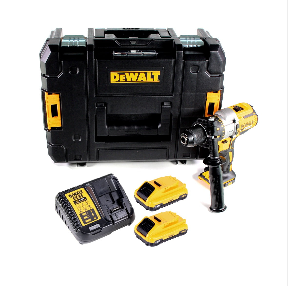 Dewalt DCD 995 L2 Akku Schlagbohrschrauber 18V 80Nm +2x Akkus 3,0Ah + Ladegerät im TSTAK Werkzeugkoffer - Toolbrothers