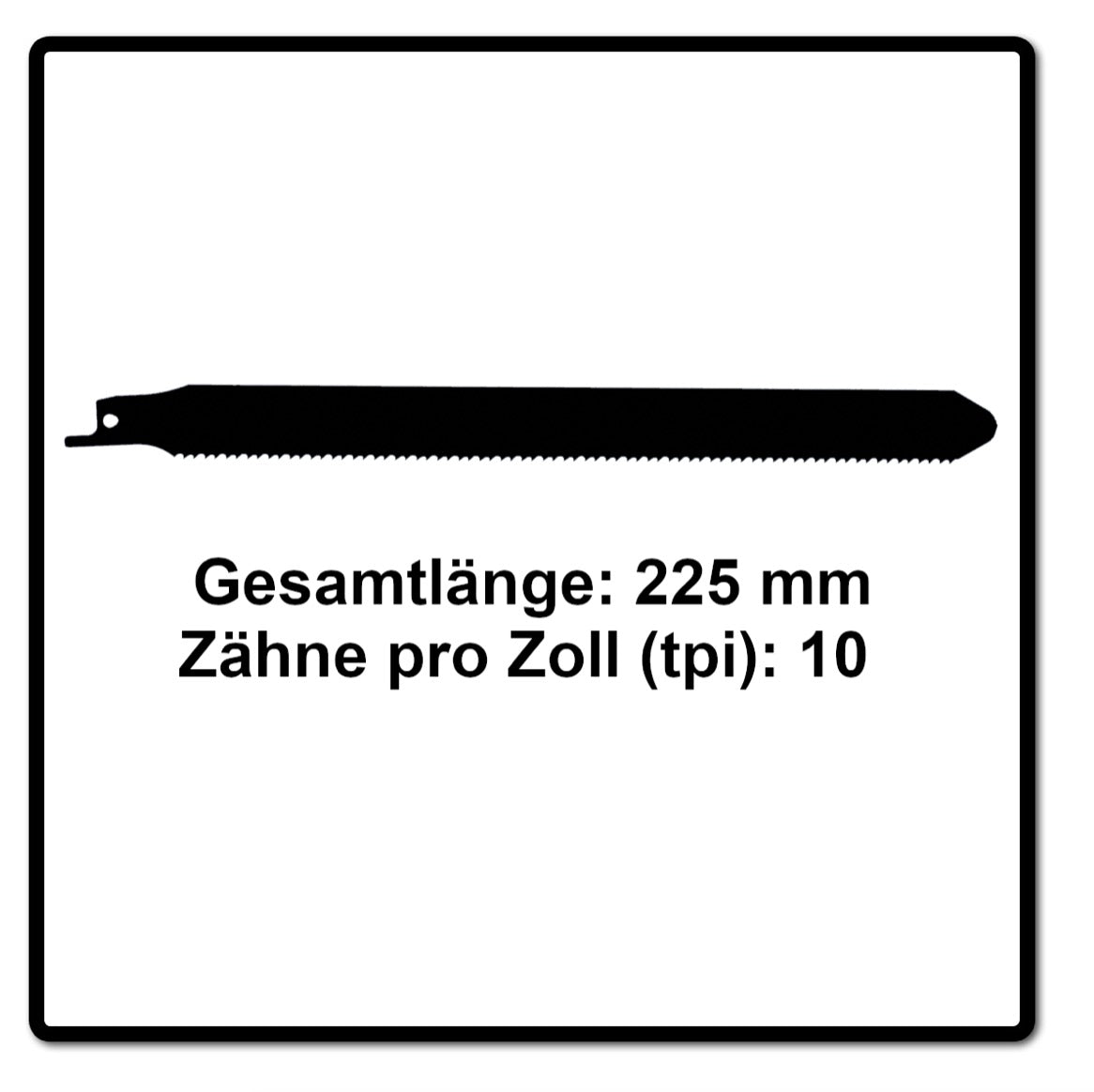 Komet Säbelsägeblatt PALLETS 225mm 10tpi 25 Stk. ( 5x 501.360 ) HSS-Bi-Metall - Toolbrothers