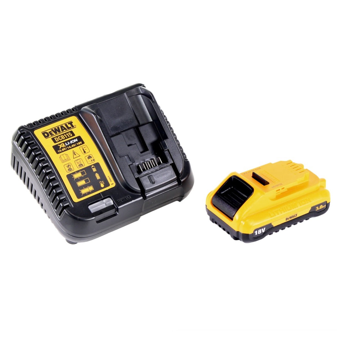 DeWalt DCW 210 L1 Akku Exzenterschleifer Brushless 18V 12.000U/min 125mm + 1x Akku 3,0 Ah + 1x Schnellladegerät in TSTAK - Toolbrothers