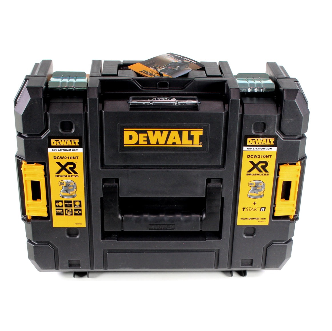 DeWalt DCW 210 NT Akku Exzenterschleifer Brushless 18V 12.000U/min 125mm + 1x Akku 4,0 Ah in TSTAK - ohne Ladegerät - Toolbrothers