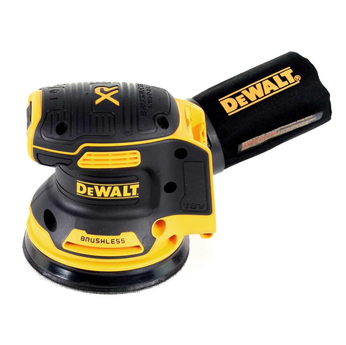 DeWalt DCW 210 P1 Akku Exzenterschleifer 18V 125mm Brushless + 1x Akku 5,0Ah + Ladegerät + TSTAK - Toolbrothers