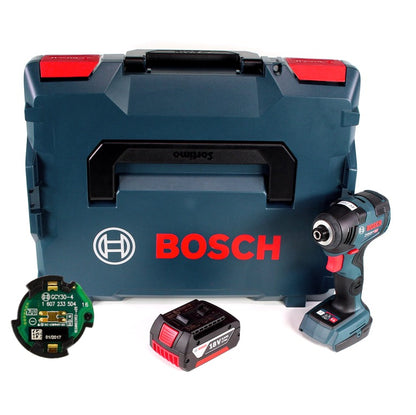 Bosch GDR 18V-200 C Akku Drehschlagschrauber 1/4" 18V 200Nm + 1x Akku 3,0Ah + Connect Modul in L-Boxx - ohne Ladegerät - Toolbrothers