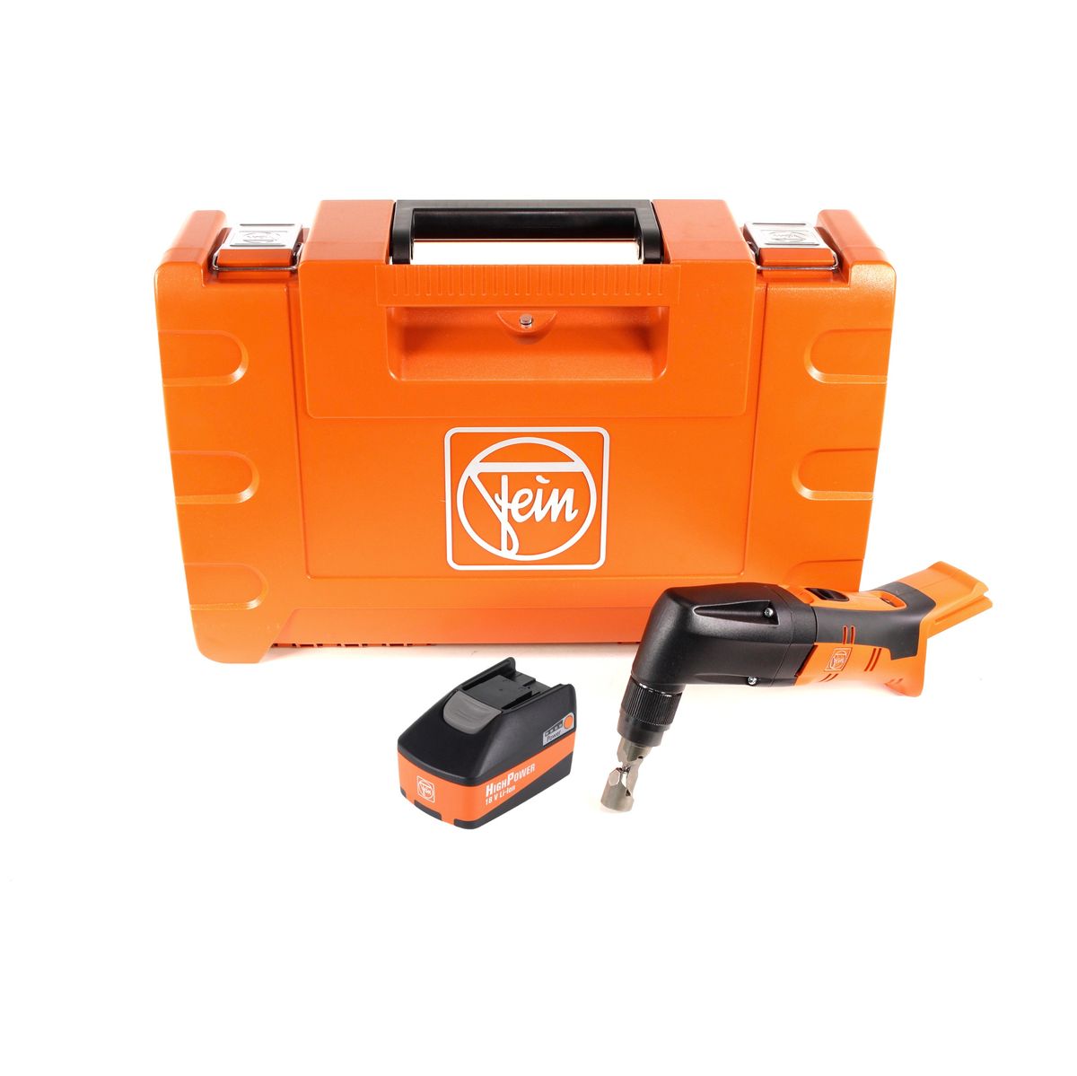 FEIN ABLK 18 1.6 E Akku Knabber bis 1,6 mm 18V ( 71320461000 ) Set im Koffer mit 5,2 Ah High Power Akku - ohne Lader - Toolbrothers