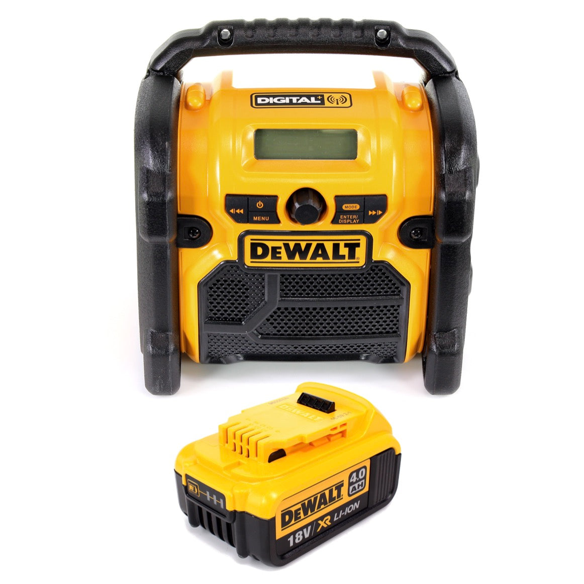 DeWalt DCR 020 Akku Baustellenradio DAB+ + 1x 4,0 Ah Akku - ohne Ladegerät - Toolbrothers