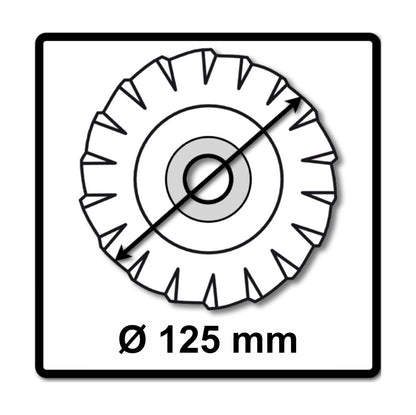 Bosch Fächerschleifscheiben X551 Expert for Metal 125mm, K60, 10 Stück ( 10x 2608606717 ) - Toolbrothers