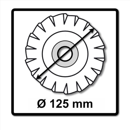 Bosch Fächerschleifscheiben X551 Expert for Metal 125mm, K80, 10 Stück ( 10x 2608606718 ) - Toolbrothers