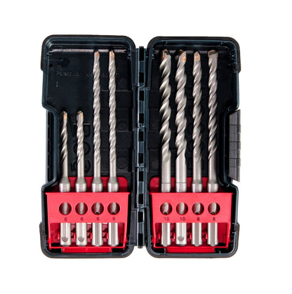 Bosch Hammerbohrer SDS-plus-3 Tough Box 8tlg. ( 2607019902 ) Bohr Set Long Life für Bohrhammer und Bohrmaschine mit SDS plus - Toolbrothers