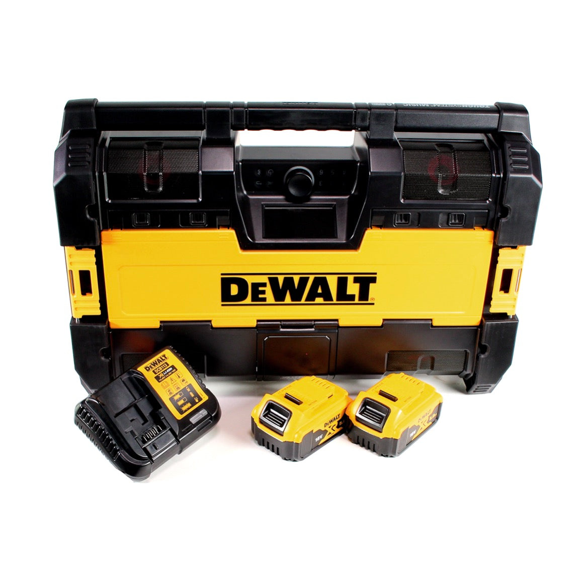 DeWalt DWST1-75663 P2 Akku Baustellenradio DAB+ + 2x Akku 5,0Ah + Ladegerät - Toolbrothers