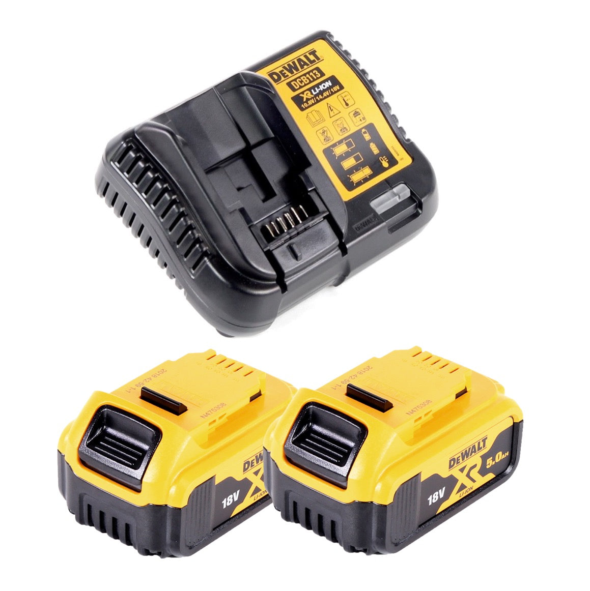 DeWalt DWST1-75663 P2 Akku Baustellenradio DAB+ + 2x Akku 5,0Ah + Ladegerät - Toolbrothers