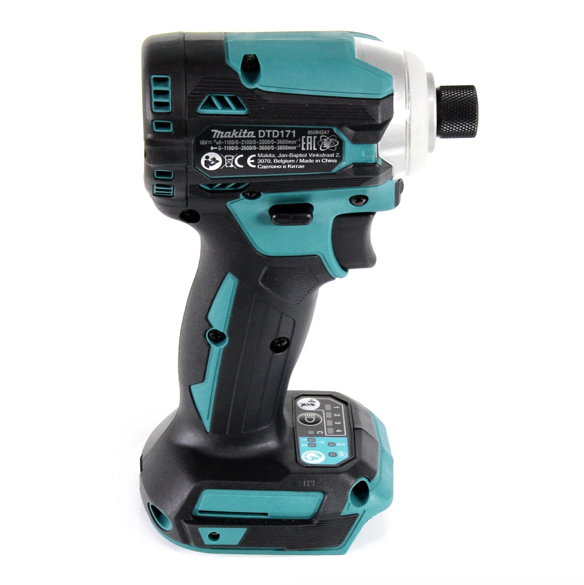 Makita DTD 171 F1 Akku Schlagschrauber 18 V 180 Nm 1/4" Brushless + 1x Akku 3,0 Ah - ohne Ladegerät - Toolbrothers