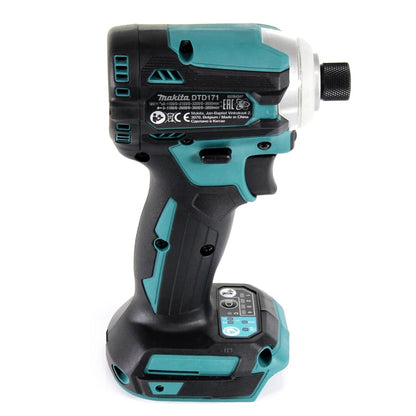 Makita DTD 171 RM Akku Schlagschrauber 18 V 180 Nm 1/4" Brushless + 2x Akku 4,0 Ah + Ladegerät - Toolbrothers