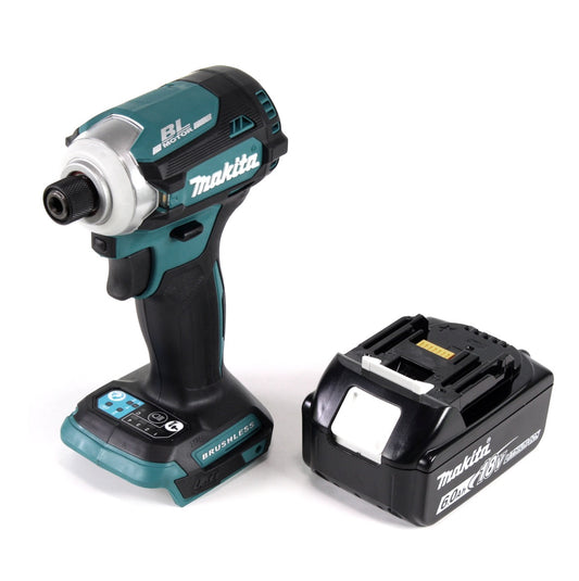 Makita DTD 171 G1 Akku Schlagschrauber 18 V 180 Nm 1/4" Brushless + 1x Akku 6,0 Ah - ohne Ladegerät - Toolbrothers