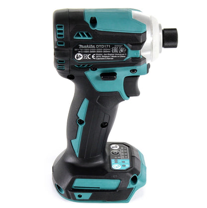 Makita DTD 171 RG Akku Schlagschrauber 18 V 180 Nm 1/4" Brushless + 2x Akku 6,0 Ah + Ladegerät - Toolbrothers