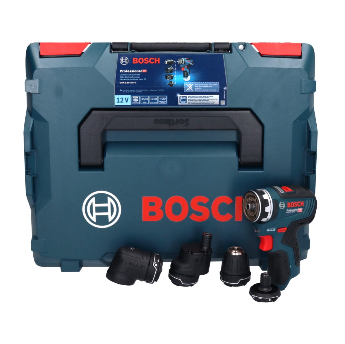 Bosch GSR 12V-35 FC Professional Akku Bohrschrauber 12 V 35 Nm Brushless ( 06019H3003 ) + L-Boxx - ohne Akku, ohne Ladegerät - Toolbrothers