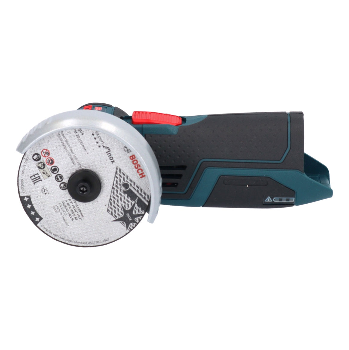 Bosch GWS 12V-76 Professional Akku Winkelschleifer 12 V 76 mm Brushless ( 06019F200B ) + 2x Akku 3,0 Ah + Ladegerät + L-Boxx - Toolbrothers