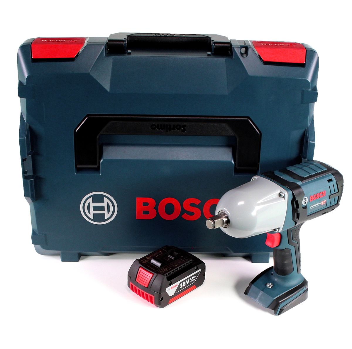 Bosch GDS 18V-LI HT Akku Drehschlagschrauber 18V 650 Nm ( 06019B1302 ) mit 3,0 Akku in L-Boxx - ohne Lader - Toolbrothers