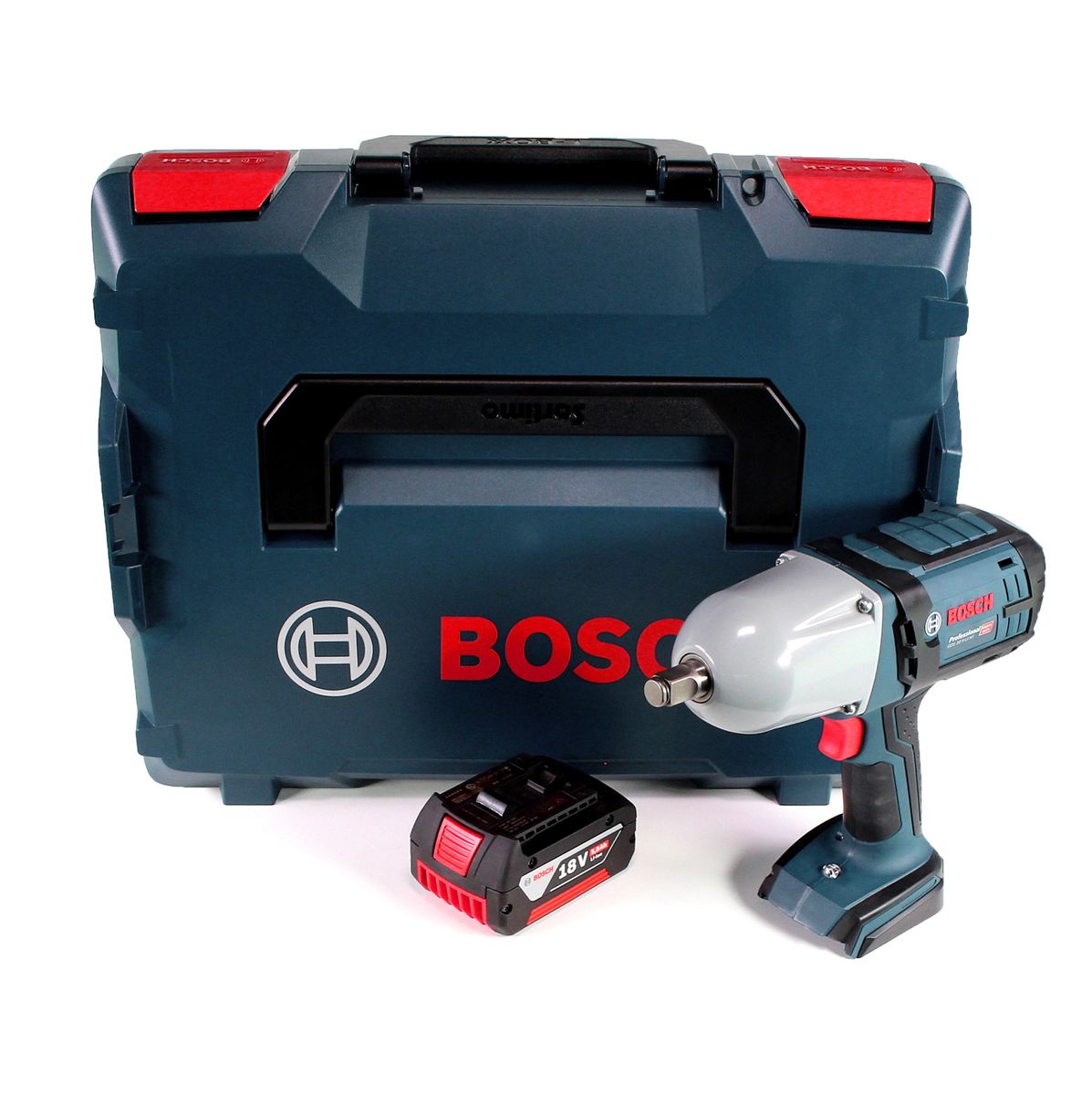 Bosch GDS 18V-LI HT Akku Drehschlagschrauber 18V 650 Nm ( 06019B1302 ) mit 5,0 Ah Akku in L-Boxx - ohne Lader - Toolbrothers