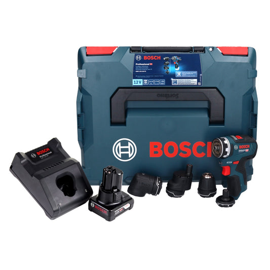 Bosch GSR 12V-35 FC Professional Akku Bohrschrauber 12 V 35 Nm Brushless + 1x Akku 6,0 Ah + Ladegerät + L-Boxx - Toolbrothers