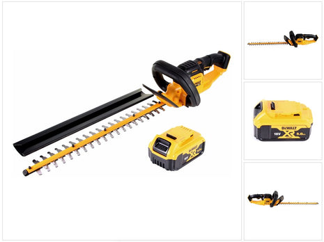 DeWalt DCM 563 PB Akku Heckenschere 18V 55,8cm + 1x 5,0Ah Akku - ohne Ladegerät - Toolbrothers