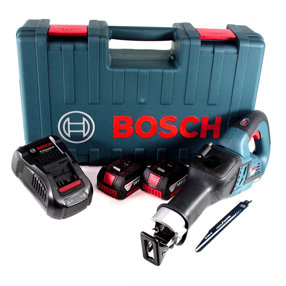 Bosch GSA 18V-32 Akku Reciprosäge 18V Säbelsäge Brushless im Handwerkerkoffer + 2x 3,0Ah Akku + Ladegerät - Toolbrothers